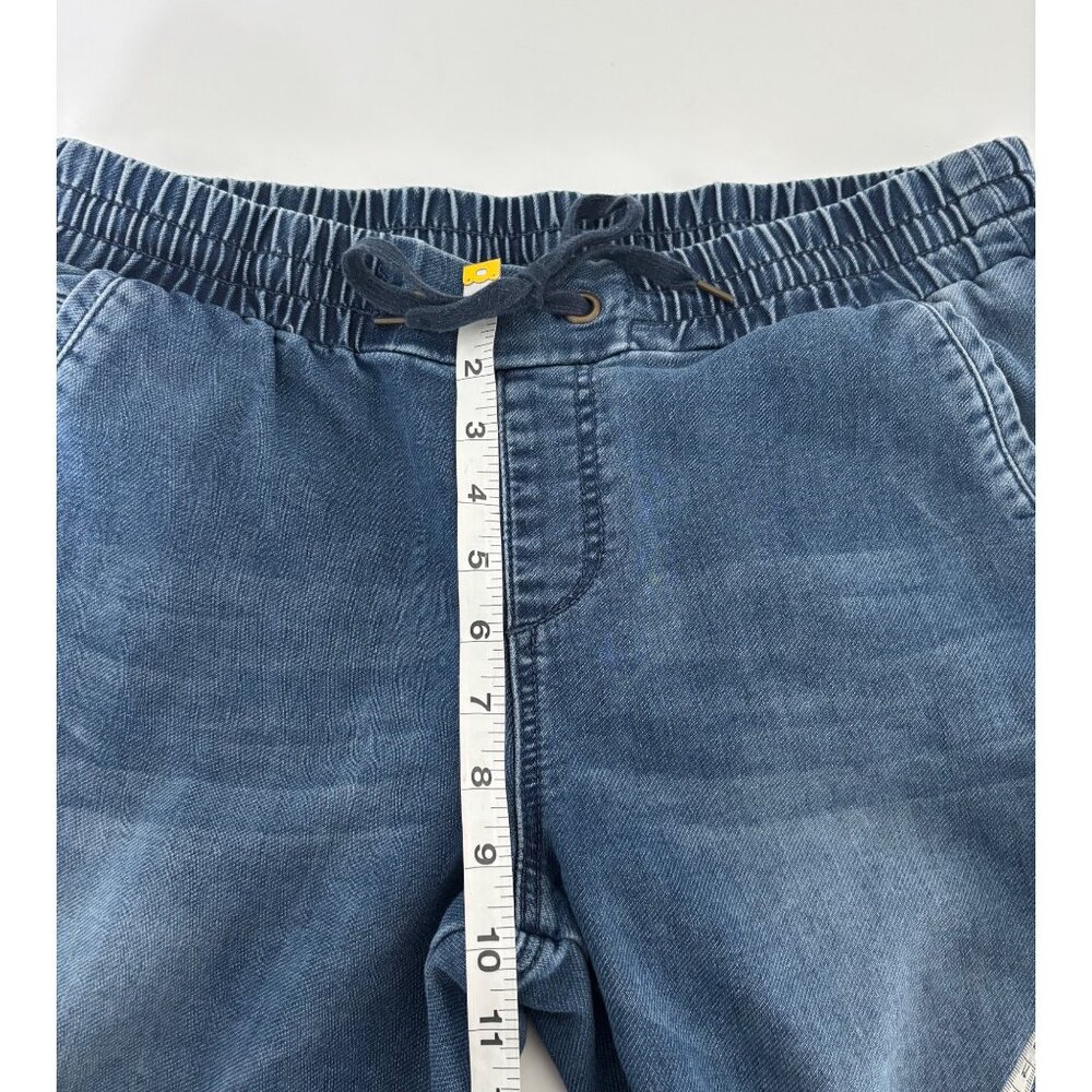 Y2k Jeans Medium Jogger High Waisted Med Wash Distressed Athleisure Streetwear - Picture 7 of 16
